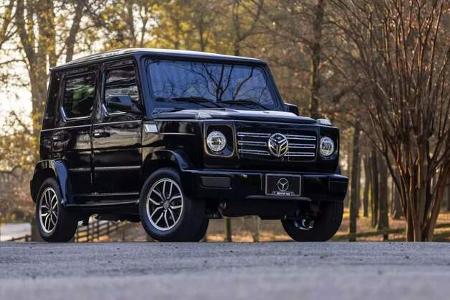 Mercedes G-Klasse auf Golf-Cart-Plattform Mercedes G-Klasse auf Golf-Cart-Plattform