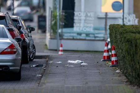 Tatort ganz in der Nähe vom Landgericht: Die Schüsse fielen kurz nachdem dort ein Prozesstag um den Tod eines ehemaligen Box-Profis zu Ende gegangen war.