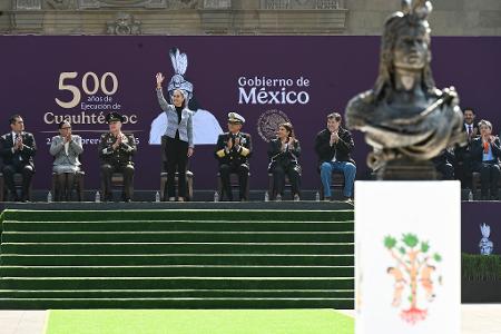 Mexiko hält den letzten Azteken-Herrscher für einen Helden gegen die Fremdherrschaft - nun hat das Land mit Donald Trump zu kämpfen.
