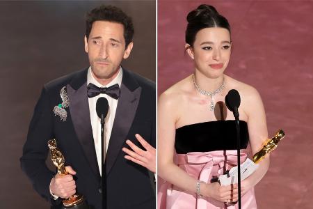 Hauptdarsteller-Oscars: Adrien Brody und Mikey Madison ausgezeichnet Hauptdarsteller-Oscars: Adrien Brody und Mikey Madison ausgezeichnet