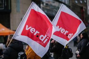 Die Gewerkschaft Verdi plant für Donnerstag bundesweite Warnstreiks. (Archivbild)