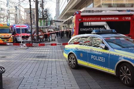 In der Innenstadt von Mannheim kam es an Rosenmontag zu einem großen Polizeieinsatz. In der Innenstadt von Mannheim kam es an Rosenmontag zu einem großen Polizeieinsatz.