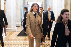 Melania Trump absolviert ersten Solo-Auftritt seit Amtseinführung