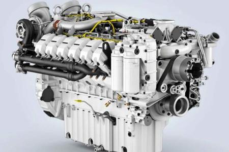 Liebherr V12-Motor D9612 Diesel