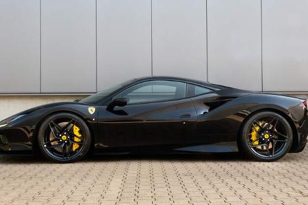 Ferrari F8 Tributo mit H&R Tieferlegungsfedern