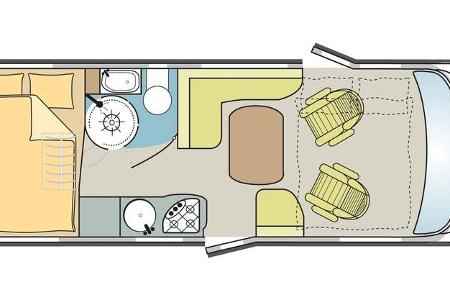 Laika Ecovip 610 Grundriss