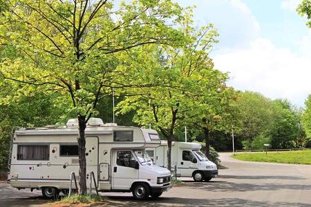 Ibbenbüren: ohne Infrastruktur, aber eben und kostenlos.