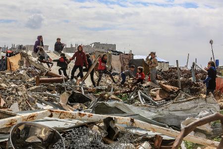 Der Krieg machte den Gazastreifen zu einem Trümmerfeld. (Archivbild)