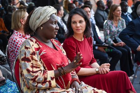 Als Außenministerin war Baerbock ständig auf Achse - hier im Senegal. (Archivbild)