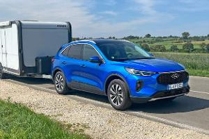 Überzeugt der Kuga-Hybrid im Anhänger-Betrieb?