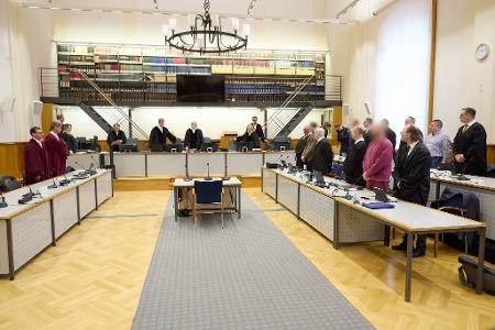 Der Saal 120 des Oberlandesgerichts Koblenz war der Ort des Verfahrens. (Archivbild)
