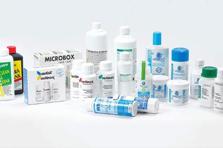 Produkte zur Tankreinigung und Desinfizierung