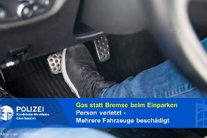 Gas statt Bremse beim Einparken
