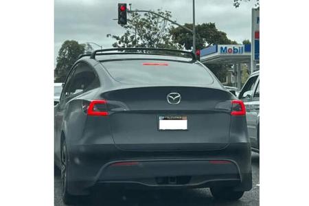 Teslafahrer-Protest mit umgelabelten Modellen