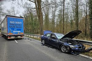 Glück im Unglück bei Verkehrsunfall