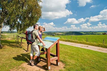 Wanderer in der Eifel