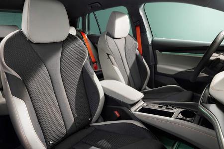 Skoda Elroq Sitze vorn First Edition Lounge Design