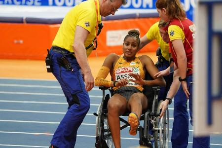 Sehnenriss: Weitspringerin Assani muss um WM-Saison bangen