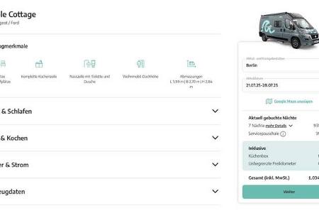 Website, Miete