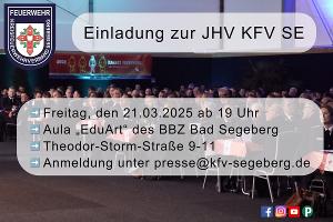 Einladung für Vertreterinnen und Vertreter der Presse zur Jahreshauptversammlung