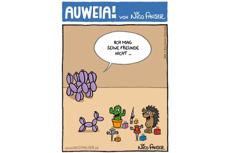 Alltäglicher Humor und Vögel