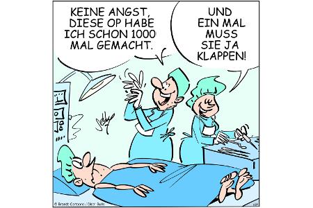 Cartoons zu trendigen Themen