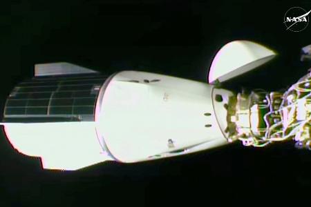 Das Andocken der SpaceX-Kapsel an die Internationale Raumstation war ein langwieriges Manöver.