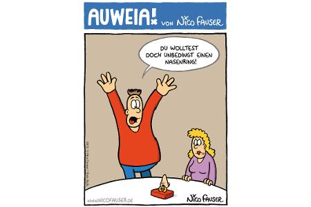 Alltäglicher Humor und Vögel