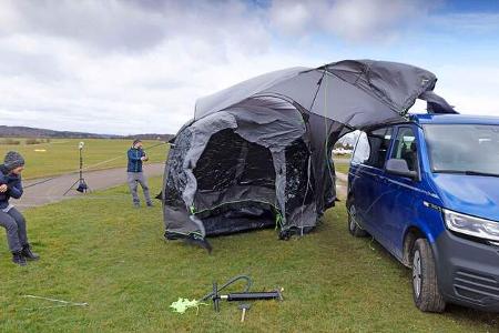 Vorzelte Test Wind f
