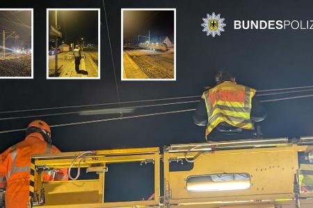 Auf der Bahnstrecke München - Landshut kam es im Bahnhof Moosburg zum Abriss eines Tragseils der Bahnoberleitung. Nach ersten Erkenntnissen dürfte eine Materialermüdung verantwortlich gewesen sein. Auf der Bahnstrecke München - Landshut kam es im Bahnhof Moosburg zum Abriss eines Tragseils der Bahnoberleitung. Nach ersten Erkenntnissen dürfte eine Materialermüdung verantwortlich gewesen sein.
