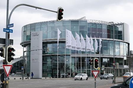 Das Audi-Forum in Ingolstadt.