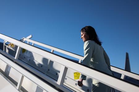 Auf den Weg in den Nahen Osten: Außenministerin Baerbock.