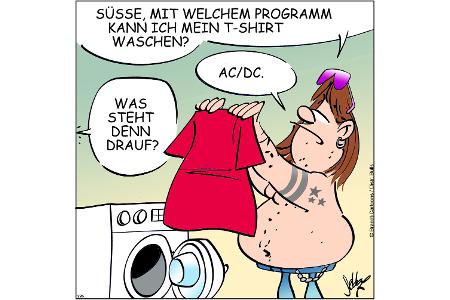 Cartoons zu trendigen Themen