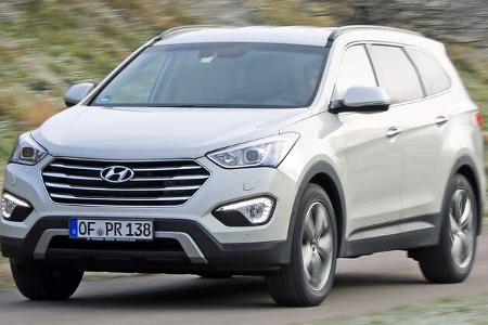 Hyundai Grand Santa Fe 2.2 CRDi 4WD, Frontansicht