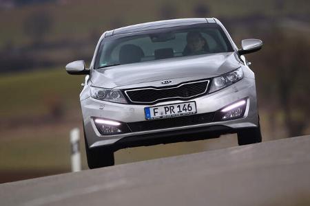 Kia Optima 1.7 CRDi Spirit, Frontansicht