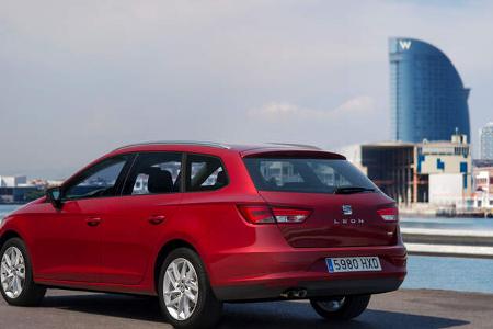 Seat Leon ST 1.6 TDI 4Drive, Heckansicht