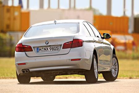 BMW 520d, Heckansicht