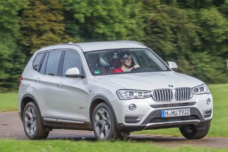 BMW X3, Frontansicht