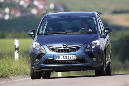 Opel Zafira Tourer 1.6 CDTI, Frontansicht