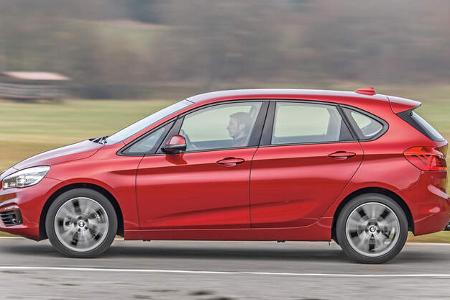 BMW 218d Active Tourer, Seitenansicht