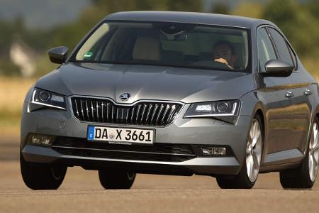 Skoda Superb 2.0 TDI, Frontansicht