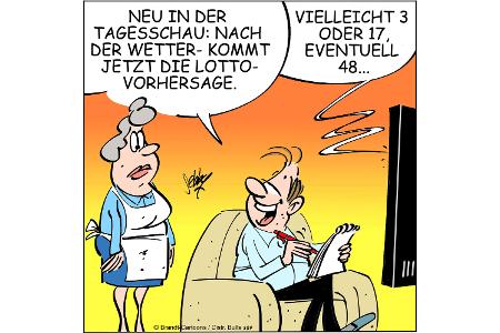 Cartoons zu trendigen Themen