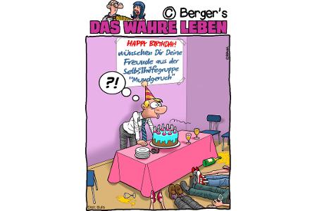 Cartoons mit wahren Lebensgeschichten
