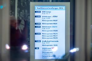 "Verbotenes" Foto aus Koalitionsverhandlungen für gute Sache