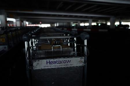 Stillstand am Flughafen Heathrow.
