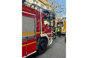 Zimmerbrand in der Innenstadt