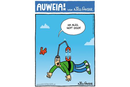 Alltäglicher Humor und Vögel