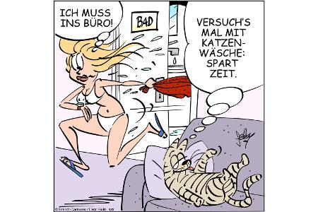 Cartoons zu trendigen Themen
