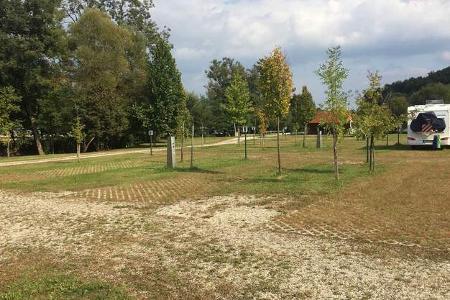 Stellplatz an der Bio-Therme, Slowenien