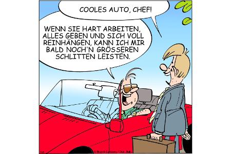 Cartoons zu trendigen Themen